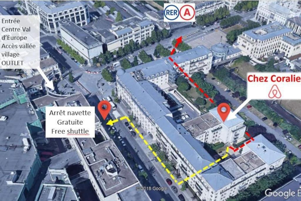 Disneyland Paris, Appartement 70M², Parking Prive Serris Exterior foto